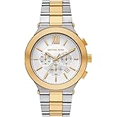 Michael Kors Men's Billie Chronograph Two-Tone Stainless Steel Bracelet Watch (Model: MK9221)