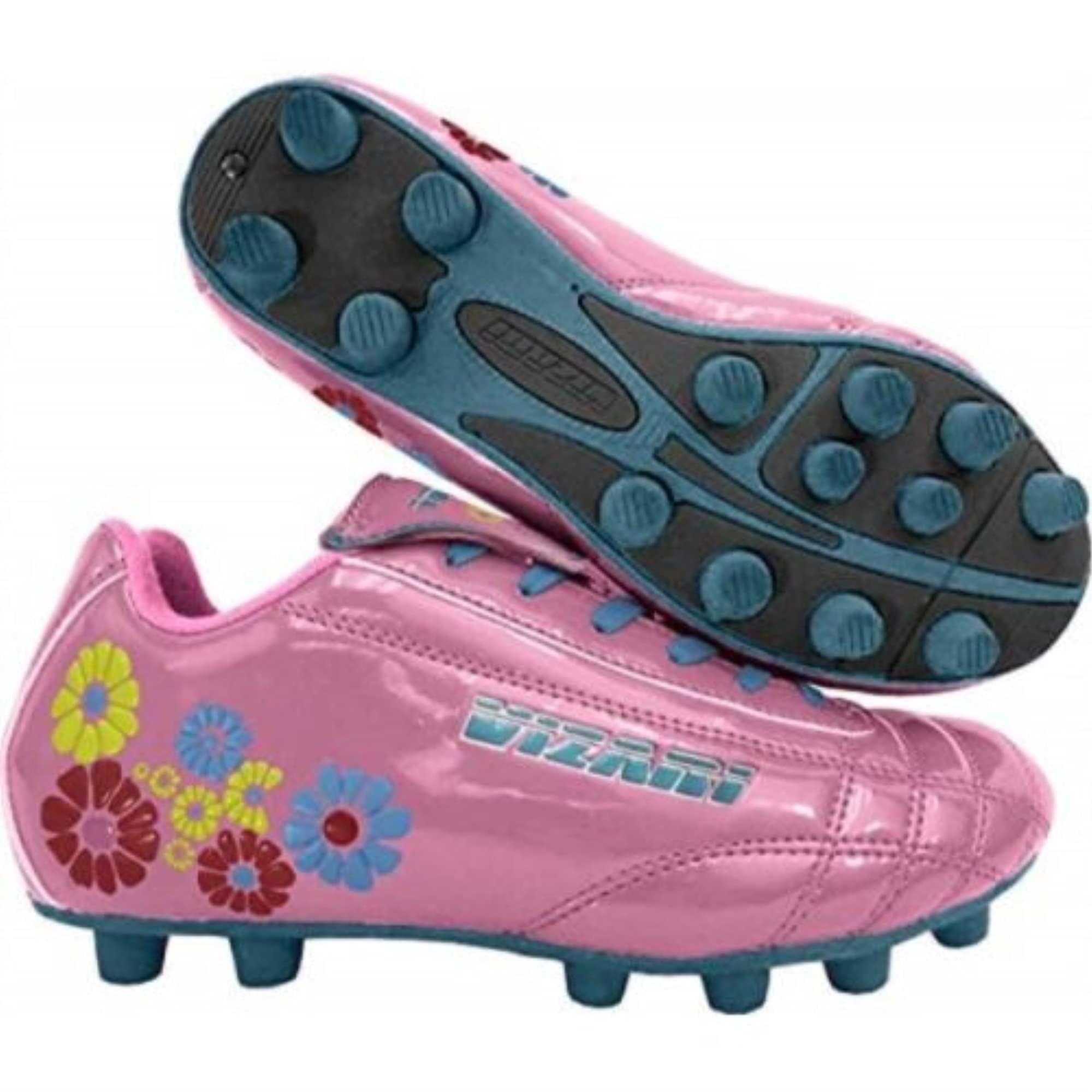 Photo 1 of Vizari Blossom FG Soccer Shoe (Toddler/Little Kid) Pink/Blue