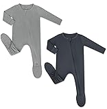 HAPIU Rayon from Bamboo Baby Footed Pajamas, 2 Way