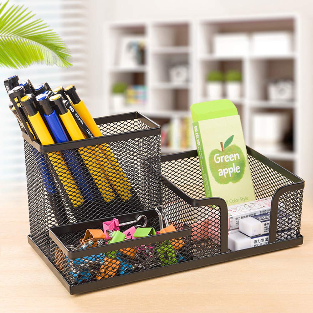 11 Best Office Desk Organizer for Students and Professionals 11 Mesh Stationary Organizer