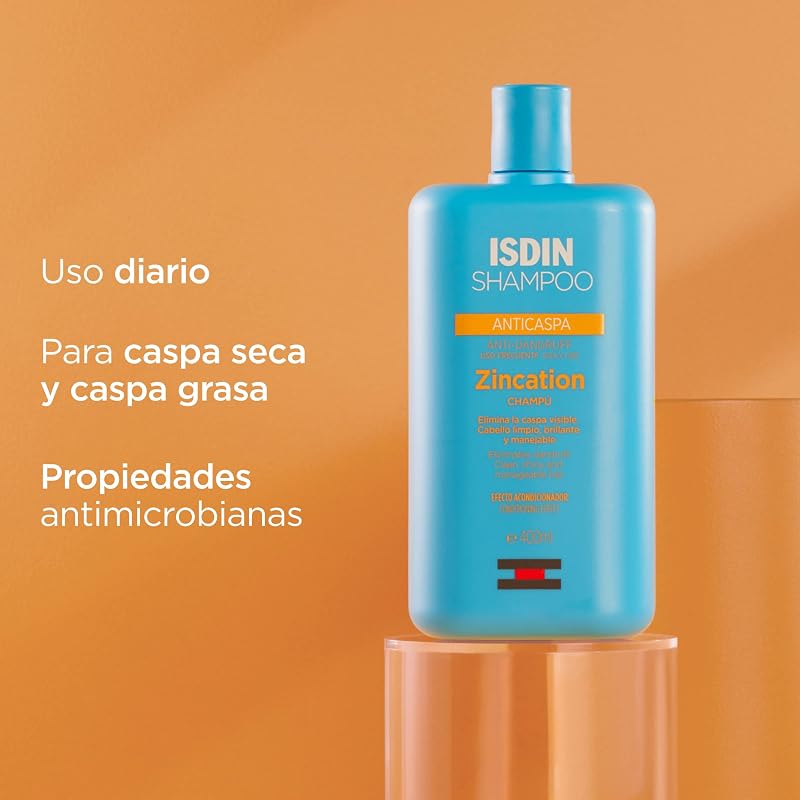 Champô Zincation Anti-Caspa Oleoso e Seco - 400ml