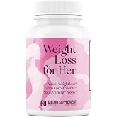 GLP-1 Weight Loss for Her | Supports Healthy Pathways Associated with GLP-1 Activity - Promotes Weight Loss for Women, Helps Appetite Control &amp; Promotes Energy - 3rd Party Tested Supplement - 60 Pills
