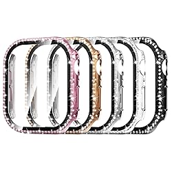 Simpeak 5 Pack Bling Screen Protector Case