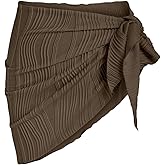 ZAFUL Women's Sarong Coverups Beach Wrap Sheer Bikini Wraps Chiffon Cover Ups for Swimwear