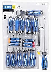Kobalt Screwdrivers 20-Piece Plastic Handle