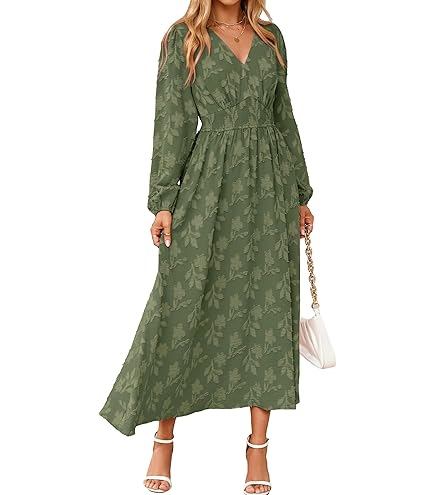 Amazon.com: XIEHC Midi Dresses for Women, Green Floral, Chiffon Dress, Green,  L,Women Summer Boho Floral Print : Clothing, Shoes & Jewelry