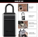 Master Lock 5480EURD Key Safe with New Design, Large Capacity, Shackle view 6