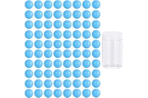 Witlans 80pcs Chinese Checker Game Replacement Balls,14mm Acrylic Game Marbles for Aggravation Game,Traditional Marbles Games(Blue)