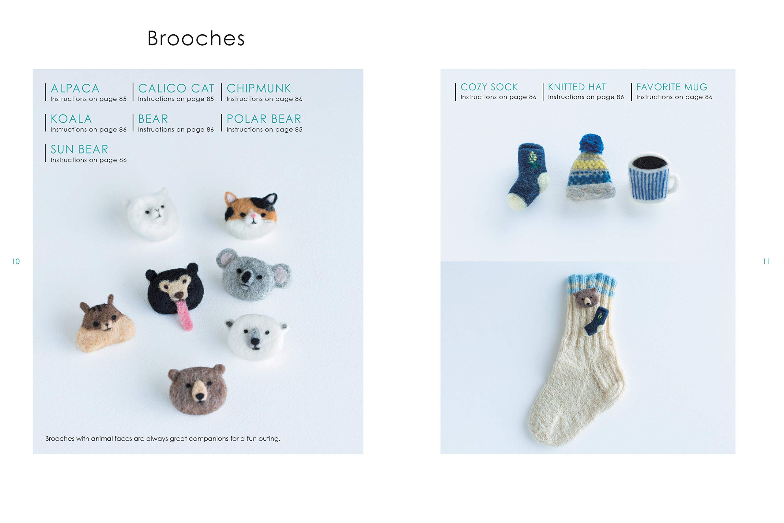 Yuko Sakuda Lovable Felted Animals: Enchanting Mascots, Pets and Accessories