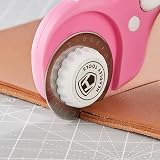 Headley Tools 45mm Rotary Cutter with 5 Extra Blades Pink Ergonomic Safe Lock view 5