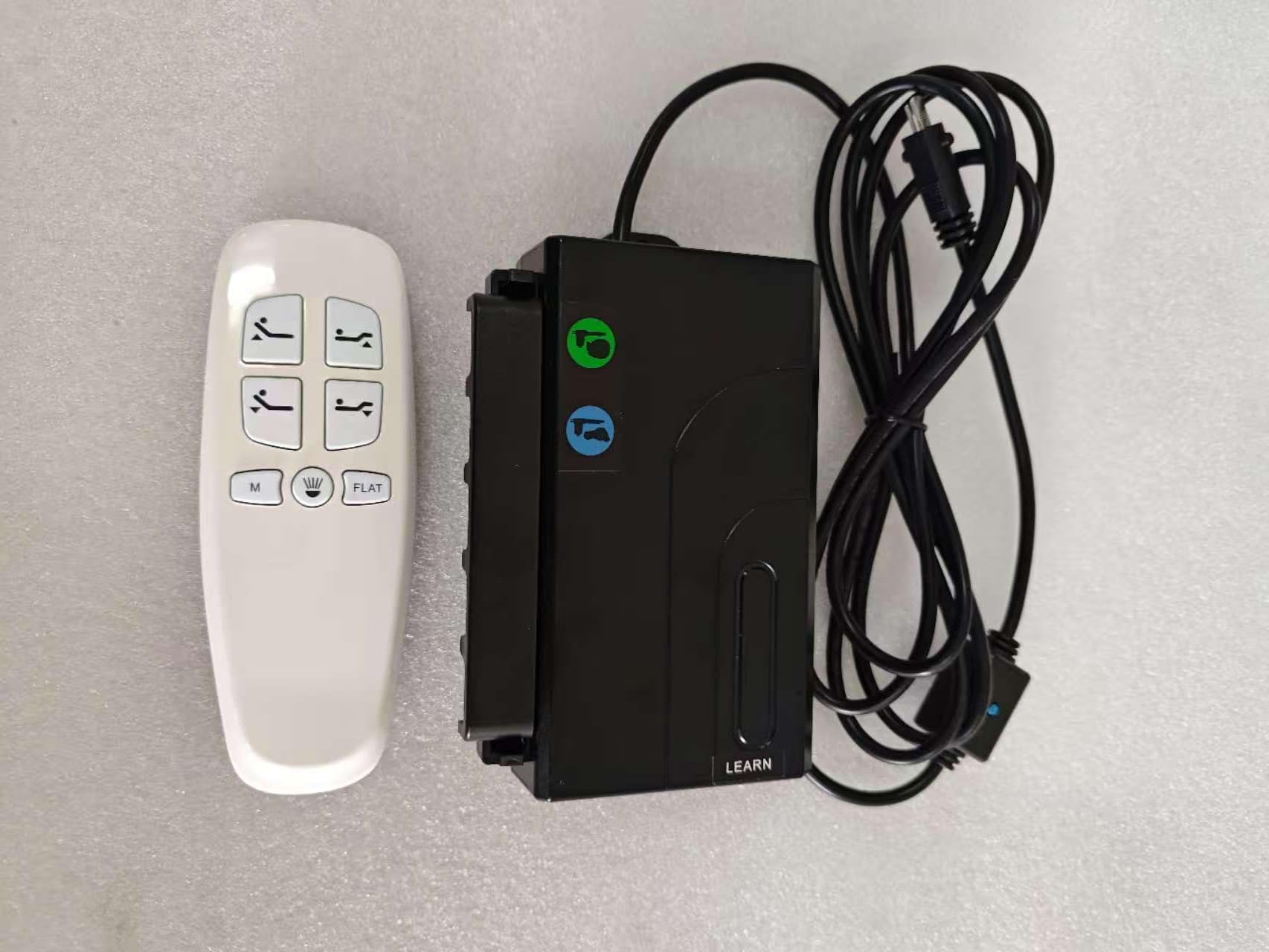 Photo 1 of Ecdtrans Adjustable Bed Remote for Richmat HJH13D Bed Remote Control and HJC18 Control Box Replacement Parts