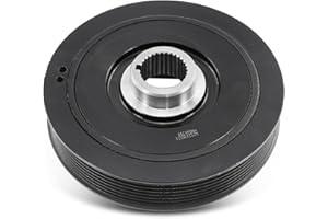 A-Premium Engine Harmonic Balancer Crankshaft Pulley Compatible with Acura RSX 02-06, TSX 04-08 & Honda Accord 03-05, Civic 0
