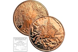 Odin's Steed Sleipnir Nordic 1 oz Pure .999 Copper Round Bullion Coin in Capsule - COA by Heavenly Metals