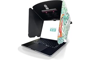 Laptop Sun Shade (L, Jungle), SunShader Eco, Recyclable Multi-Layered Cardboard Laptop Sun Shade for Working Outside & Privac