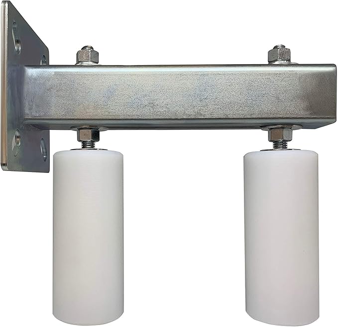 Amazon Adjustable Slide Gate Guide Rollers 6 White Dual Hard UHMW