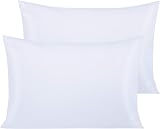NTBAY Egyptian Cotton Pillowcase 500TC 80x80 White Pack of 2