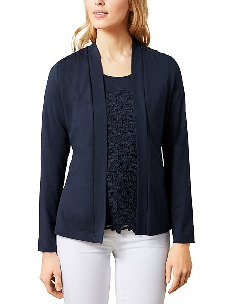 Walbusch Damen Twinset Tunis, Einfarbig