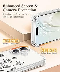 GVIEWIN for iPhone 16 Case, with Screen Protector