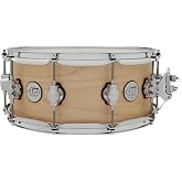 DW Design Series Maple Snare Drum - 6x14, Natural Satin
