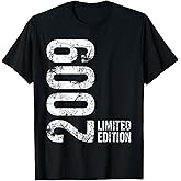 Limited 17th Birthday Boys Edition Girl 17 Years 2009 Gifts T-Shirt