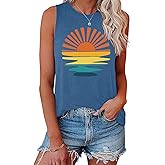 BLACKOO Women Graphic Sleeveless Sunshine Casual Tank Top