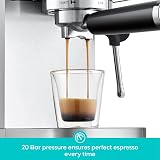 Casabrews 3700 Essential Espresso Machine 20 Bar Stainless Steel view 3
