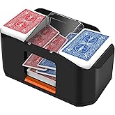 YOOUT Card Shuffler, Low Noise, Rapid Shuffling Automatic Electric Shuffler, Playing Cards, Texas Hold'em, Poker