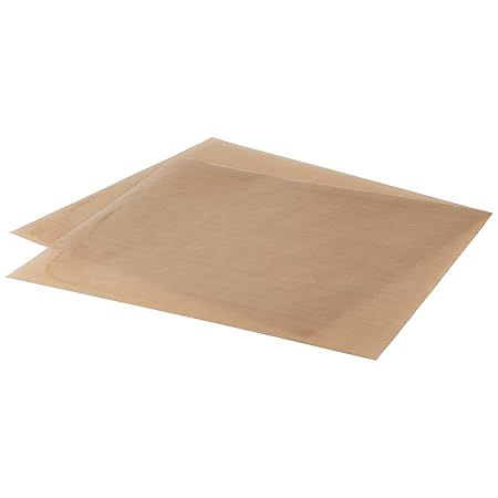 Levivo 331800000165 Carta Forno Riutilizzabile Silicone Marrone 36 X 42 X 01 Cm 2 Unità