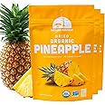 Mavuno Harvest Pineapple Dried Fruit Snacks | Organic Dried Pineapple Chunks| Gluten Free Healthy Snacks for Kids and Adults | No Sugar Added, Vegan, Non GMO, Direct Trade | 2 Ounce, Pack of 3