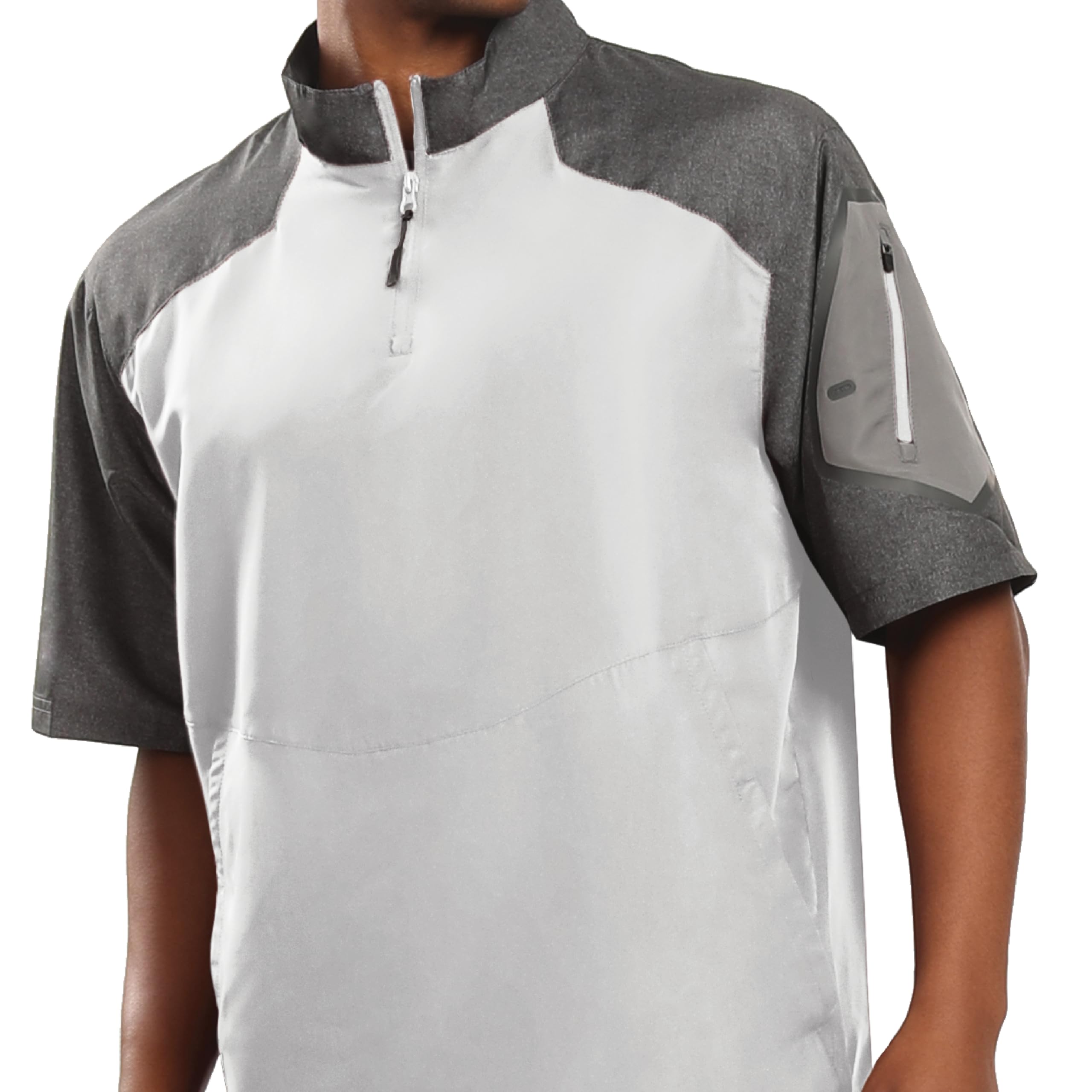Holloway Raider Short Sleeve Pullover White S
