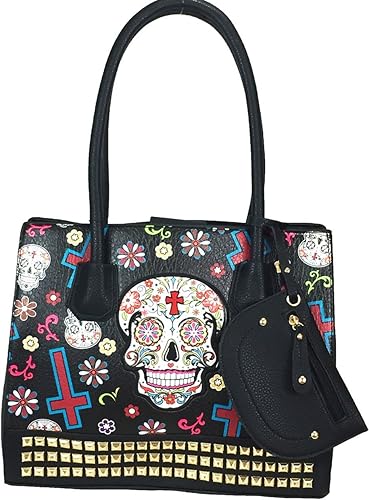 cowgirl trendy sugar skull purse