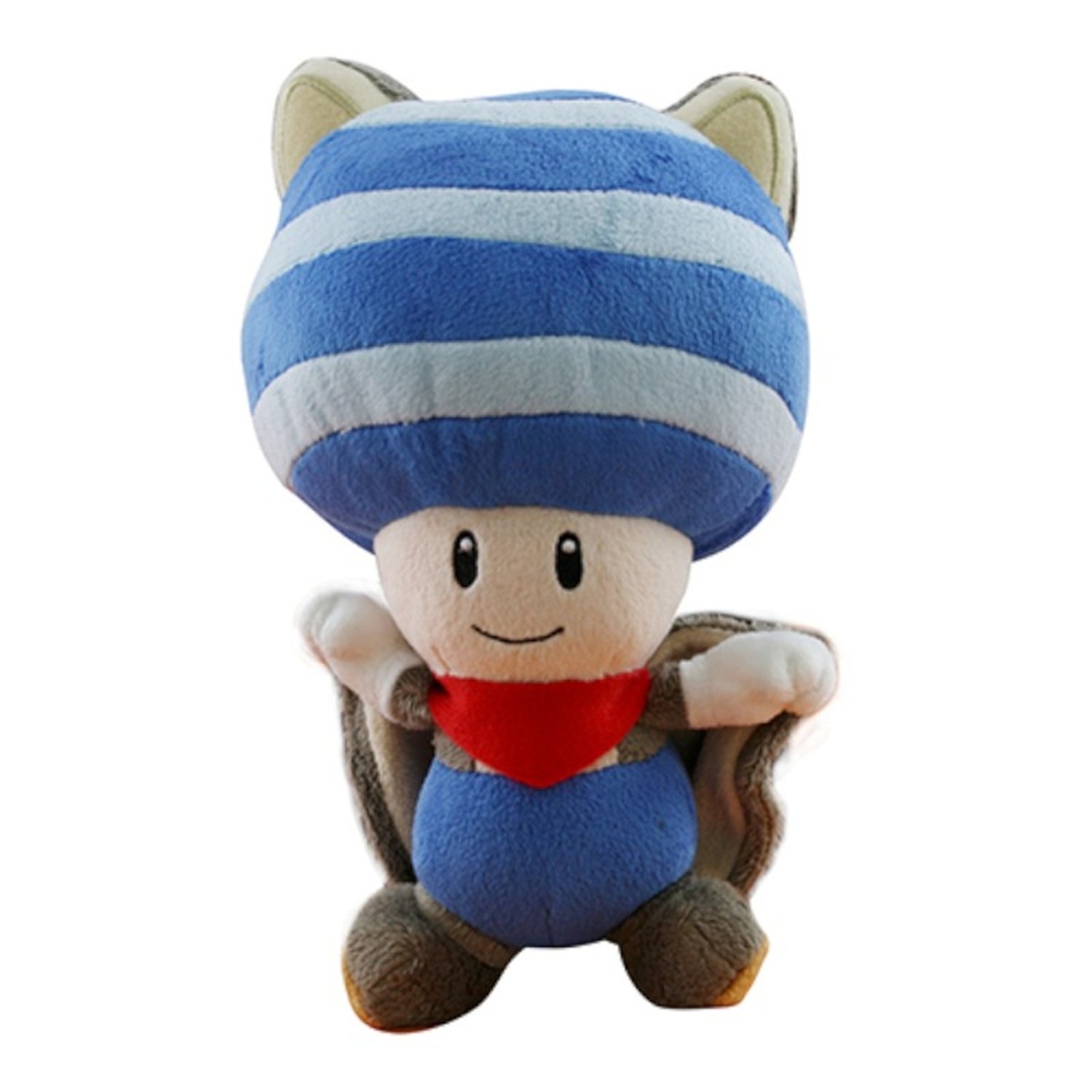 Photo 1 of Little Buddy Toys Nintendo Flying Squirrel Toad 8 Plush, Blue