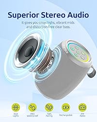 Bluetooth Speaker, Powerful Stereo Sound Portable