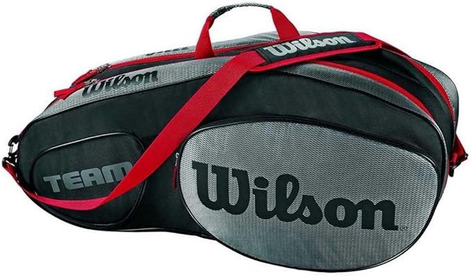 wilson team iii 6 pack tennis bag