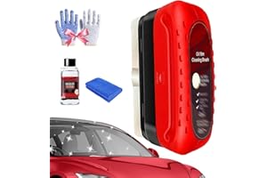 Glass Cleaner, 2026 New Automotive Oil Film Cleaning Brush, Windshield Cleaner, Anti-Rain and Fog Cleaning Glass Brush, Glass