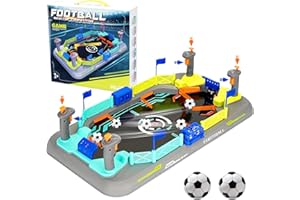 COUOMOXA Mini Soccer Board Game for Kids: Interactive Soccer Gifts for 3 4 5 6 7 8-12 Year Old Boys Girls - Table Foosball Game Toy for Indoor Home Party Family - Perfect Christmas Birthday Gift for Kids 4-10