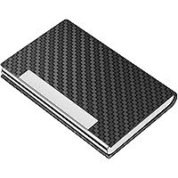 MaxGear Business Card Holder, Business Card Case Metal Card Holders for Men & Women Professional Business Card Wallet Credit