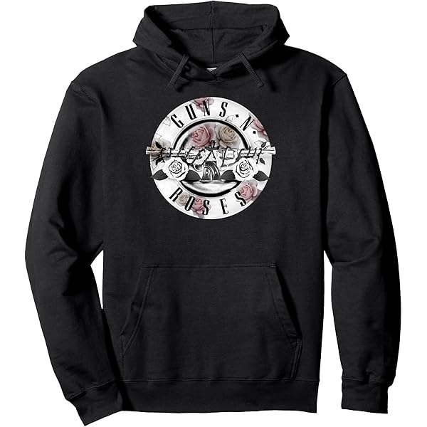 Amazon.com: Guns N' Roses Bullet Logo Pullover Hoodie : Clothing