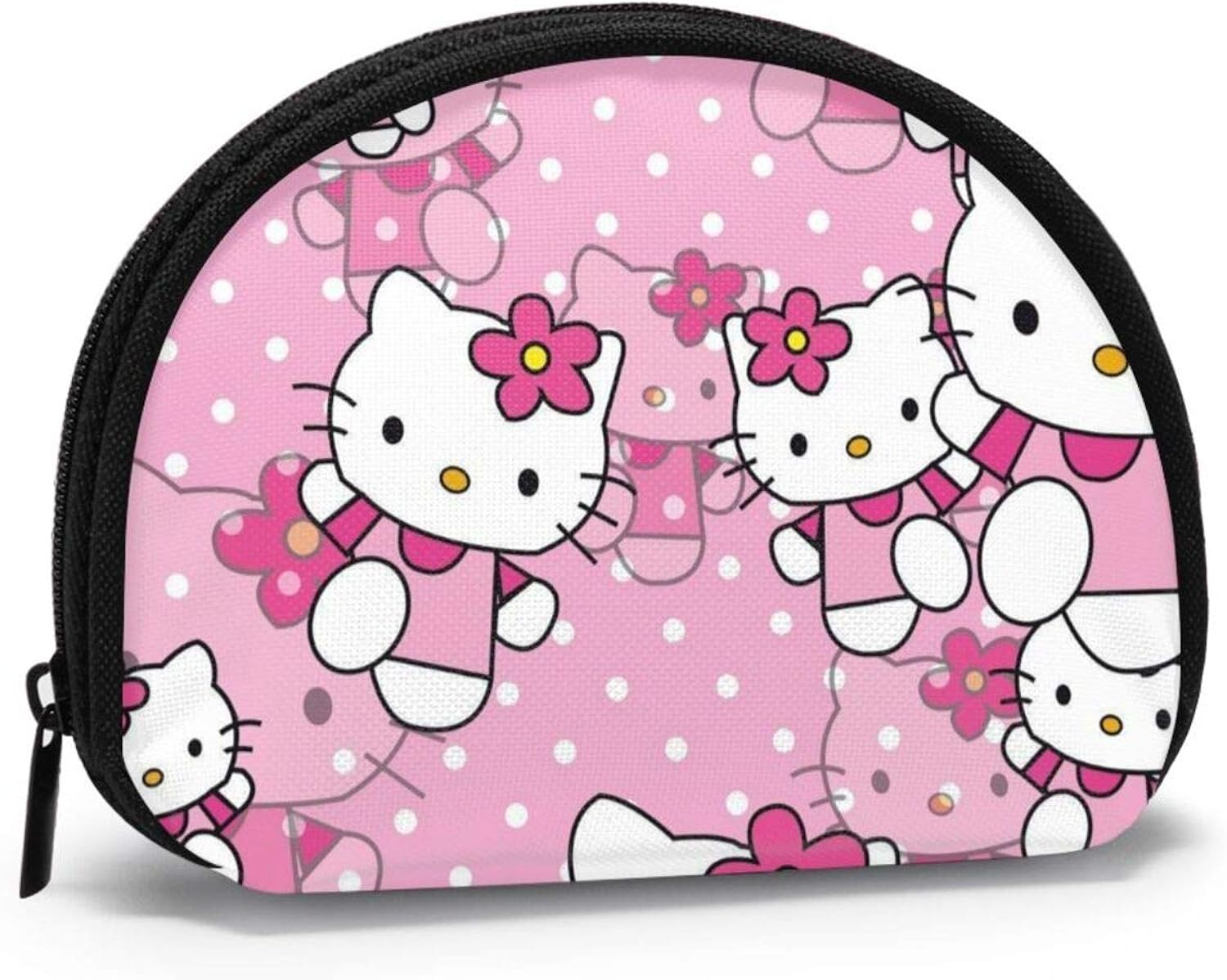HelloKitty Women Girls Coin Purse Change Cash Bag Zipper Small Shell