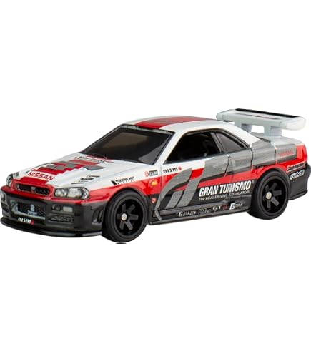 Amazon.com: Hot Wheels Nissan Skyline GT-R BNR34 Gran Turismo Real