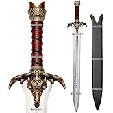 Handmade Barbarian Father's Sword Atlantean Sword Fantasy Sword 1095 High Carbon Steel Viking Sword.