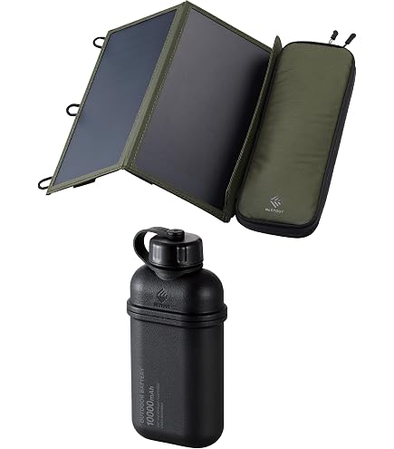 Amazon.com: ELECOM NESTOUT 4-Panel Solar Panel Charger + 15000mAh