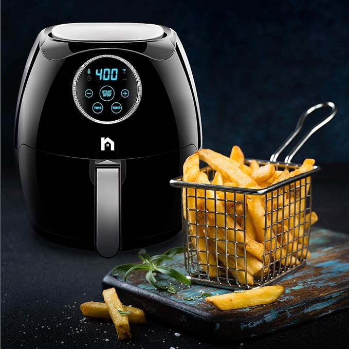 Amazon.com: New House Kitchen Digital - Freidora de aire de ...