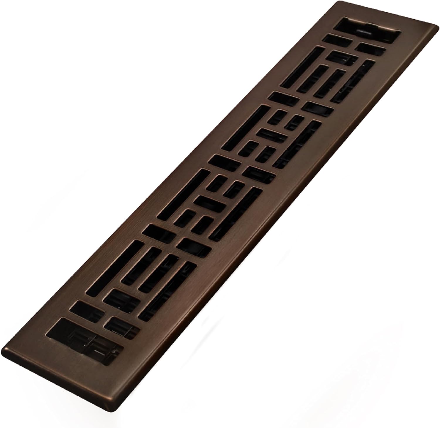 Registers, Grilles & Vents - Decor Grates AJH214-RB Oriental Floor Register, 2x14 Inches, Rubbed Bronze Finish