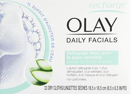 oil of olay cleansing cloths