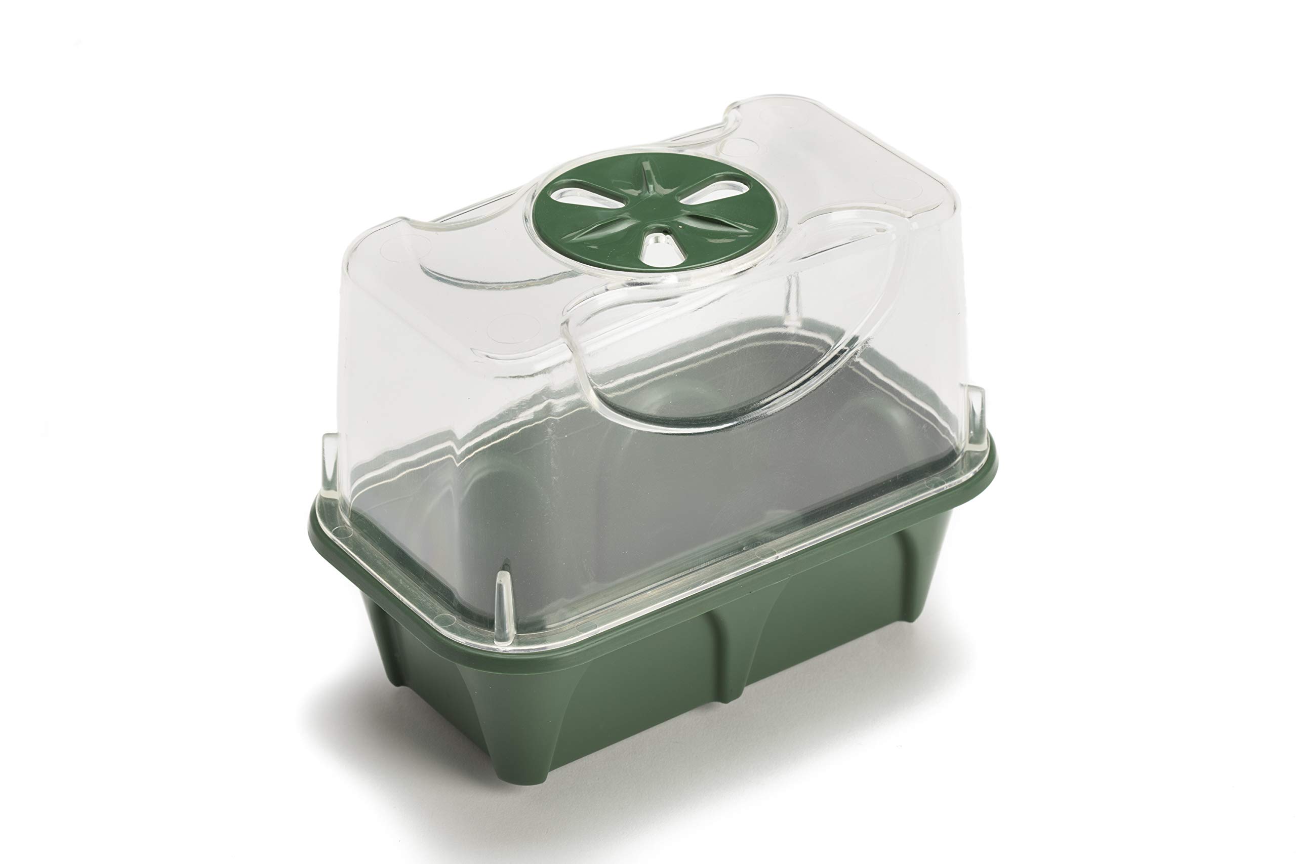 EarlyGrow MPL50077/3 Mini High Top Propagator 16 x 10 x 12 Centimetres - Pack of 3 - Green