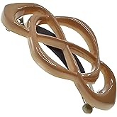 Camila Paris CP3762 French Hair Barrette for Girls Thick Hair, Decorative Hair Clip, Strong Hold Grip Barrette Hair Clips for Women, No Slip Styling French Hair Accessories for Women, Made in France