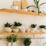 HAOCHEN Heavy Duty 8P Ceiling? No: 8 Pieces Shelf Brackets 200x120mm White view 4