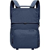 BREVITE - The Runner - Compact Camera Backpacks for Photographers - A Minimalist & Travel-friendly Photography Backpack Compatible With Both Laptop & DSLR Accessories 18L (Moonlit Blue)