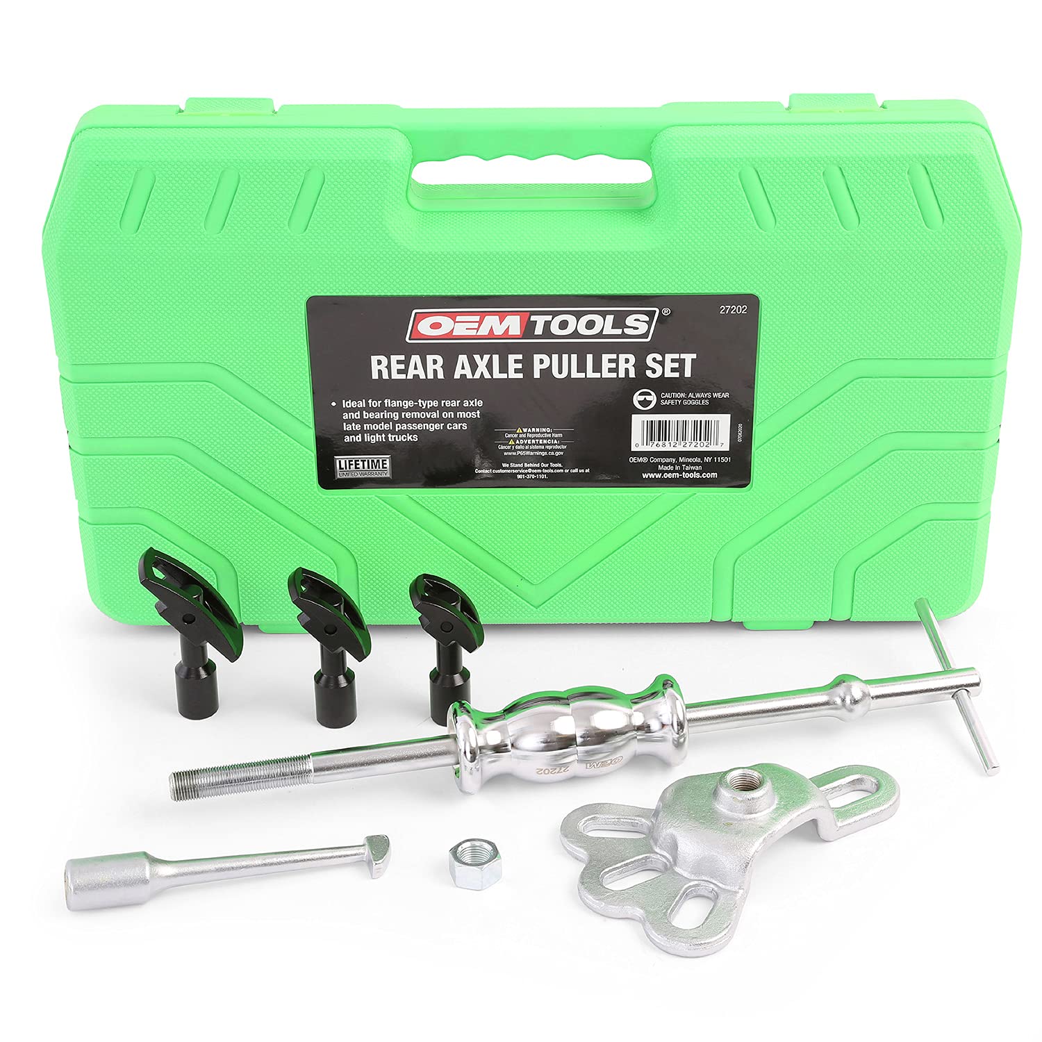 OEMTOOLS 27202 Rear Axle Puller Set | Pull Rear Axle & Bearing for Axle Replacement & Repair | Slide-Hammer Powered for Extra Pull, Works When Other Tools Don’t | Includes Instructions & Carrying Case Image